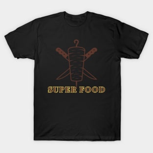 Kebab Super Food Design T-Shirt